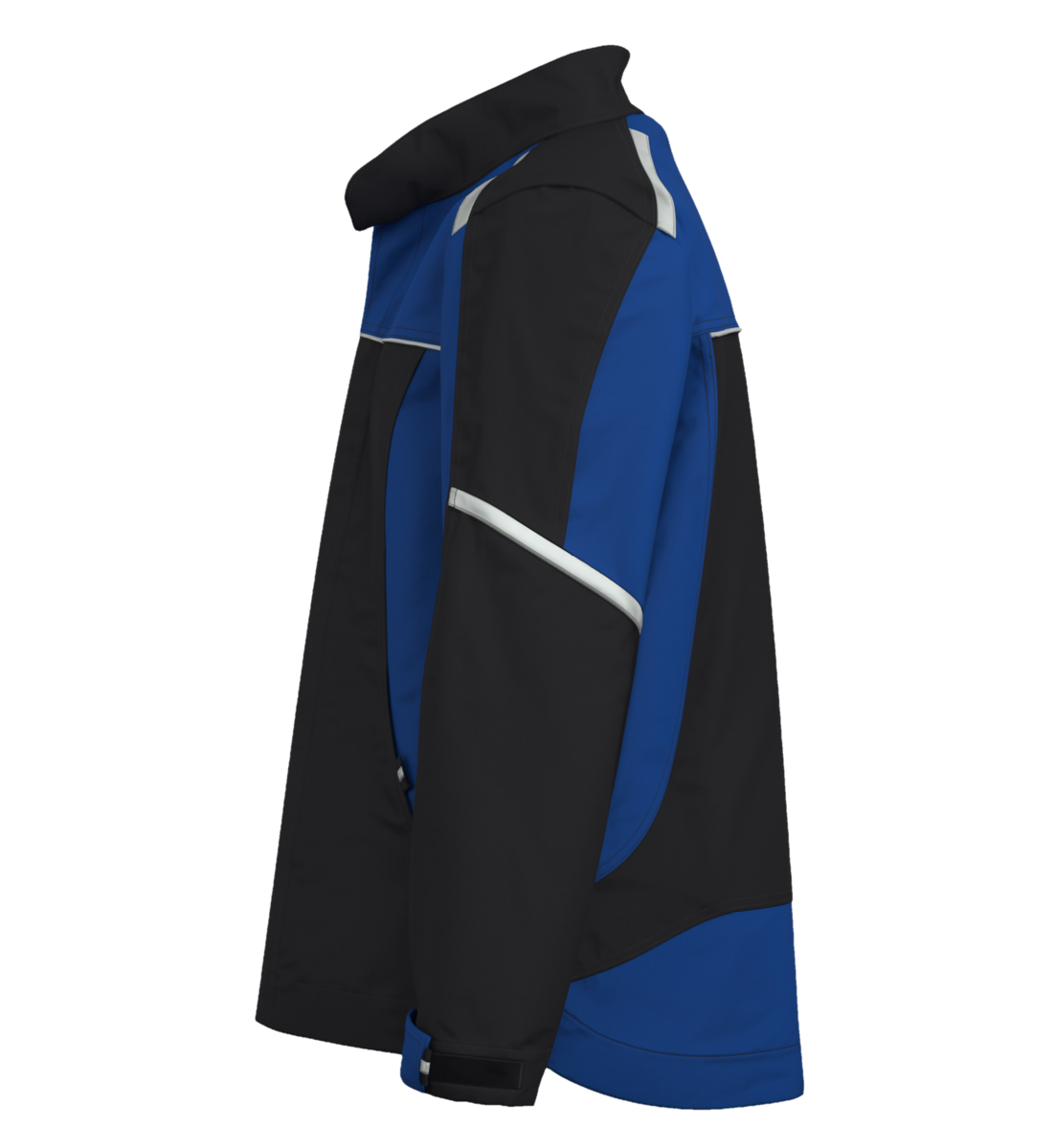 CWS Profi Line Outdoor: Softshell Jacket Black/Blue view 6