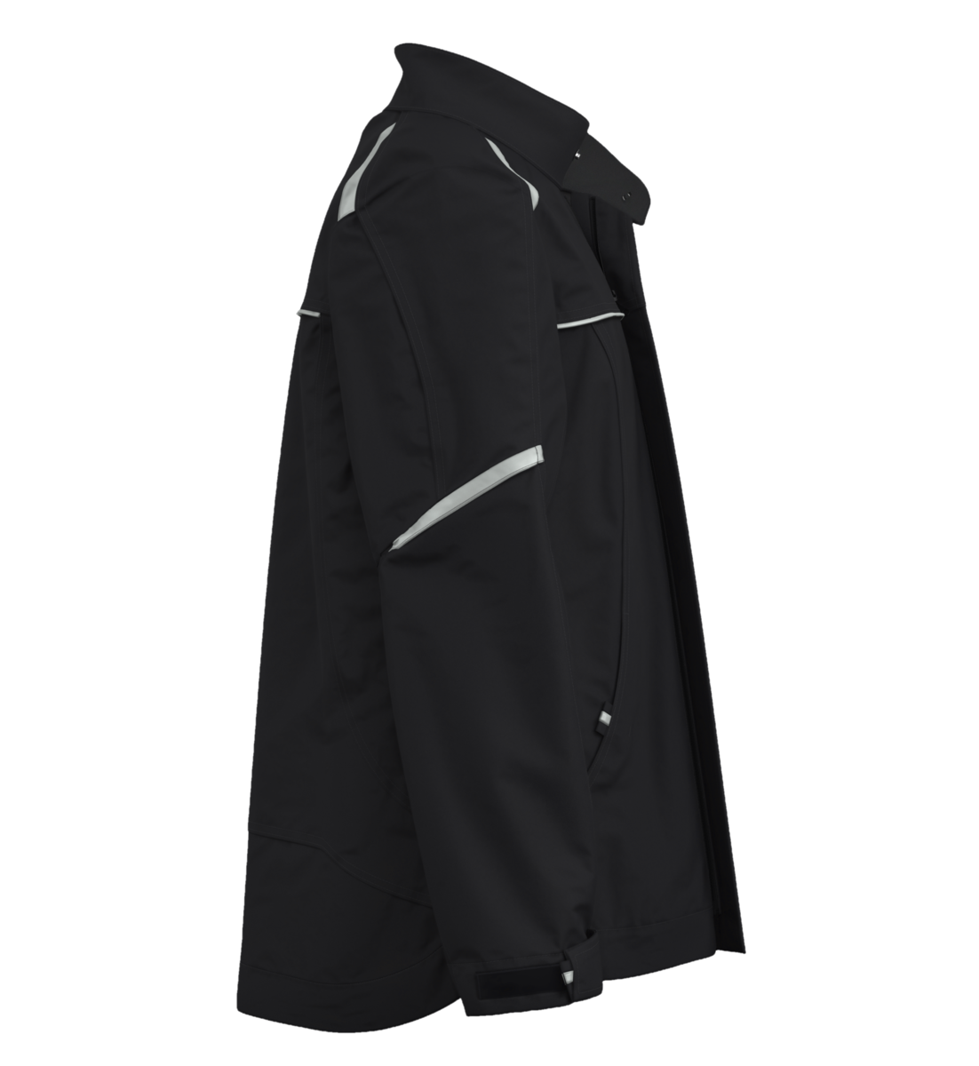 CWS Profi Line Outdoor: Softshell Jacket Black view 2