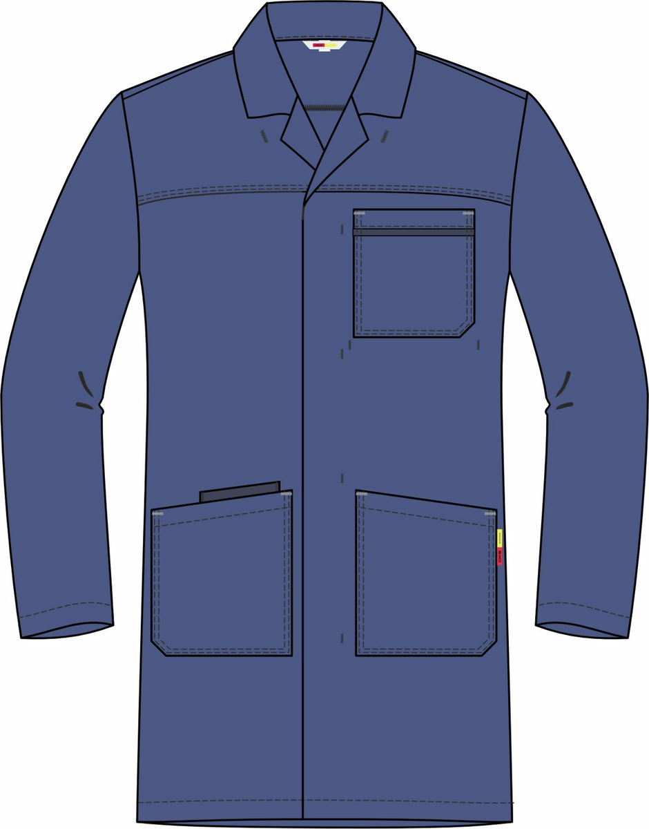 CWS Industry Comfort: Coat Men Blue Long Sleeves view 7