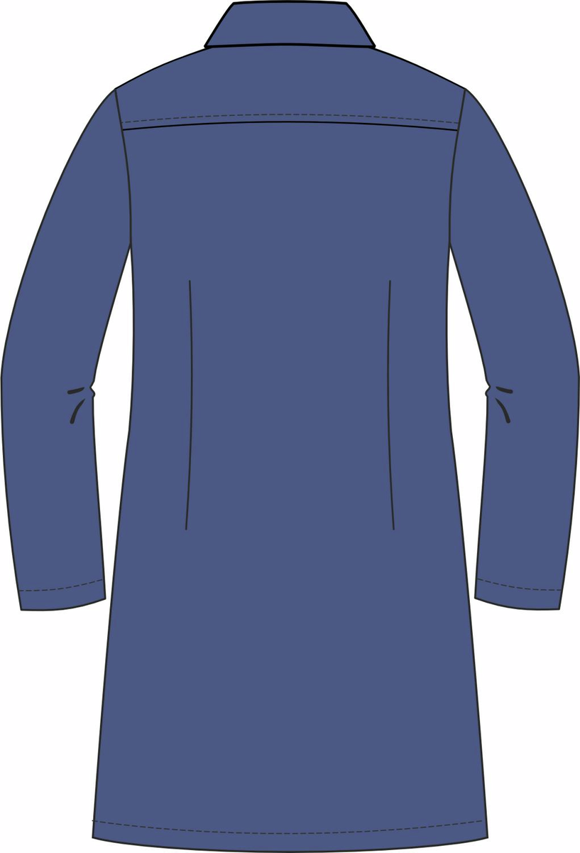 CWS Industry Comfort: Coat Ladies Blue Long Sleeves view 10
