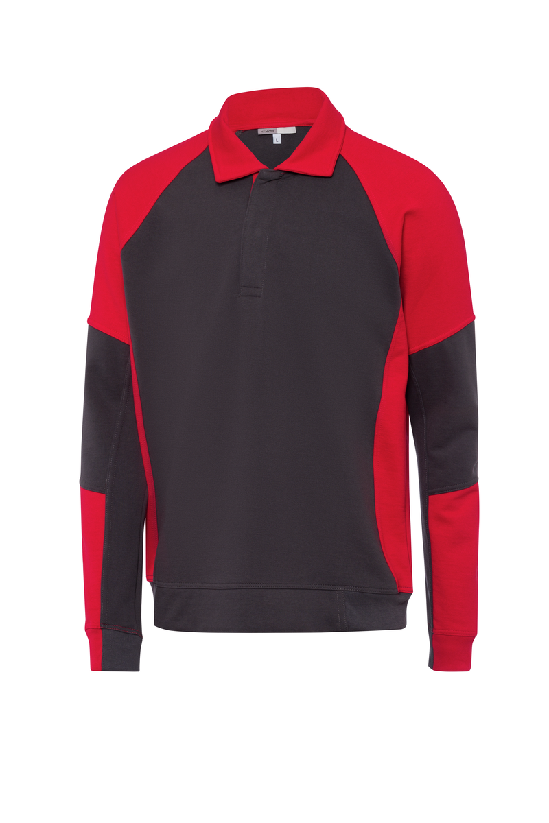 CWS PRObasics: Sweatshirt Darkgrey/Red view 3