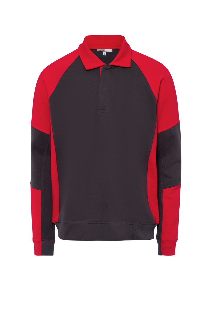 CWS PRObasics: Sweatshirt Darkgrey/Red view 4
