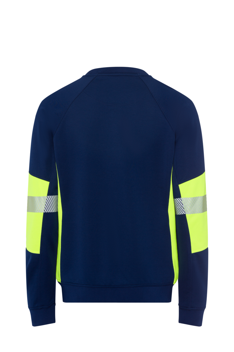 CWS PRObasics: Sweatshirt Darkblue/High Vis Yellow view 8