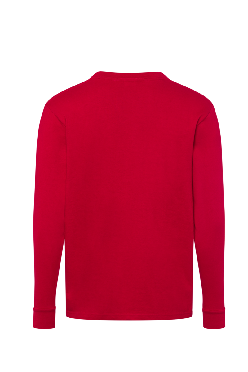 CWS PROcotton: T-Shirt Red 100%CO w. Sleeve Cuffs Long Sleeves view 8