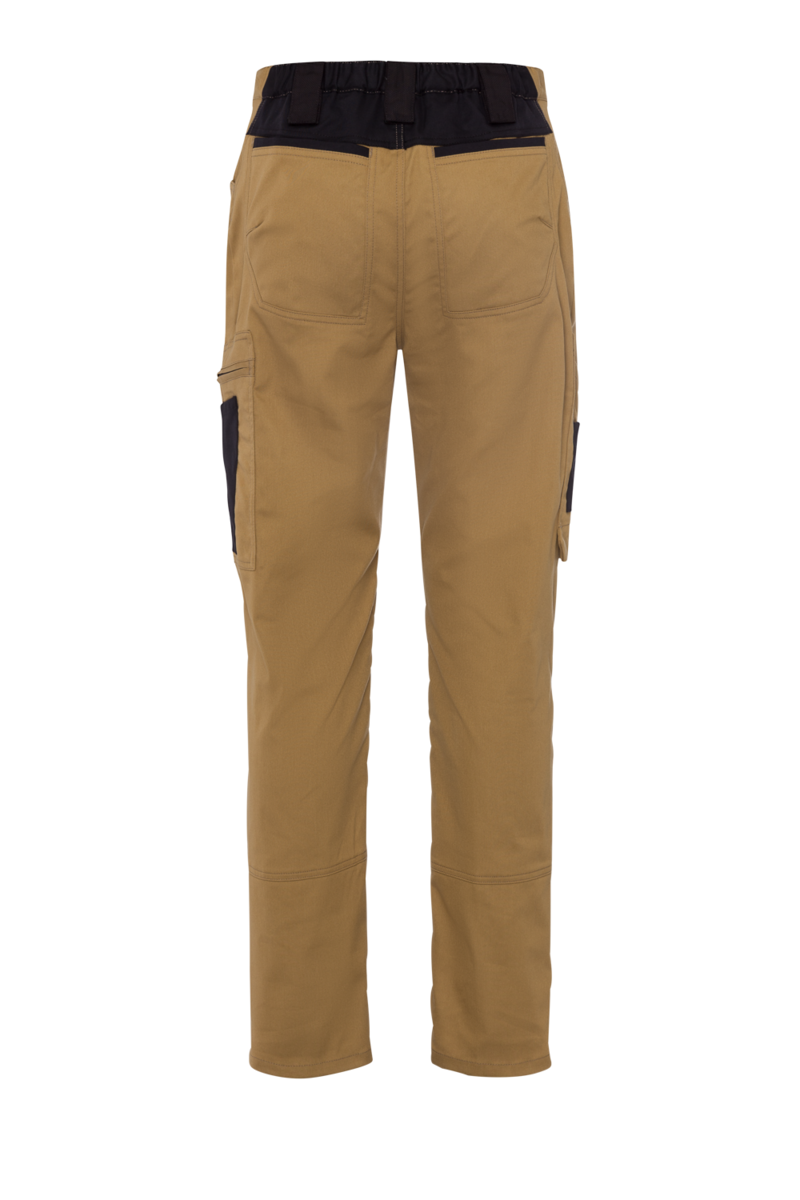CWS Xtra Stretch: Trousers Ladies Beige/Black w. Kneepad Pockets view 9