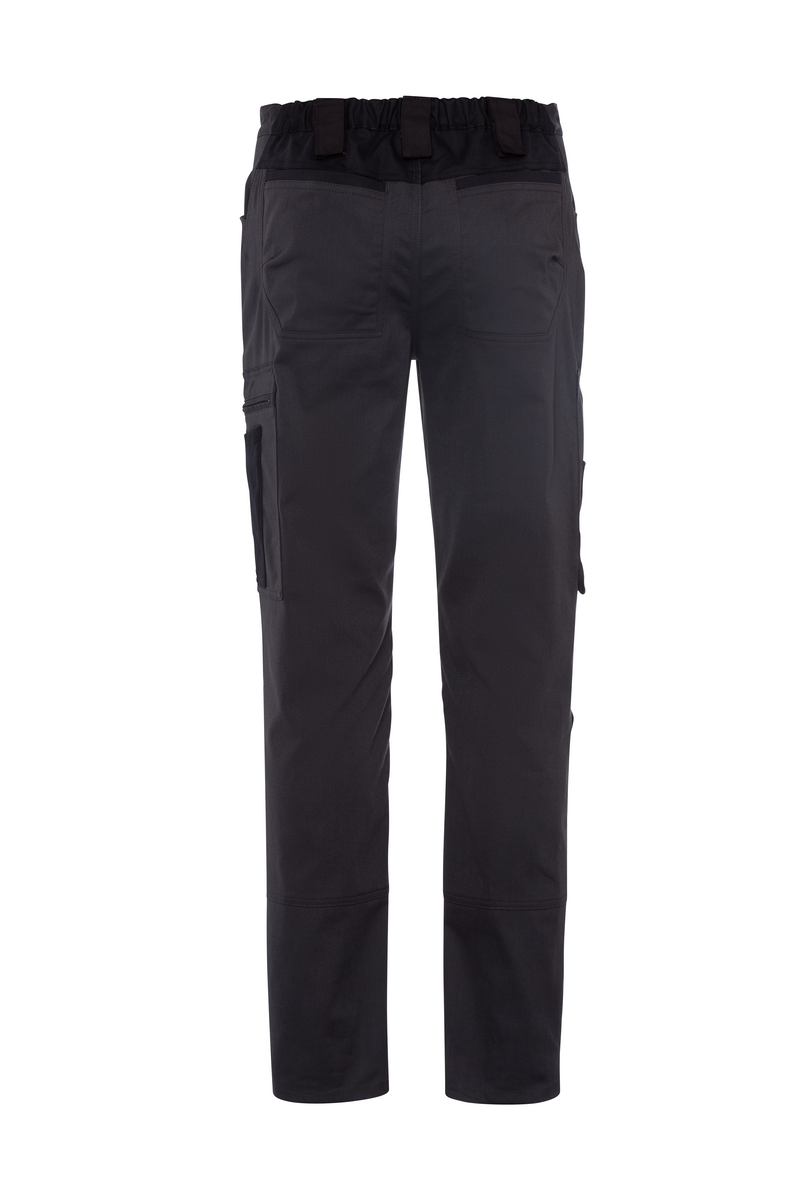 CWS Xtra Stretch: Trousers Ladies Darkgrey/Black w. Kneepad Pockets view 5