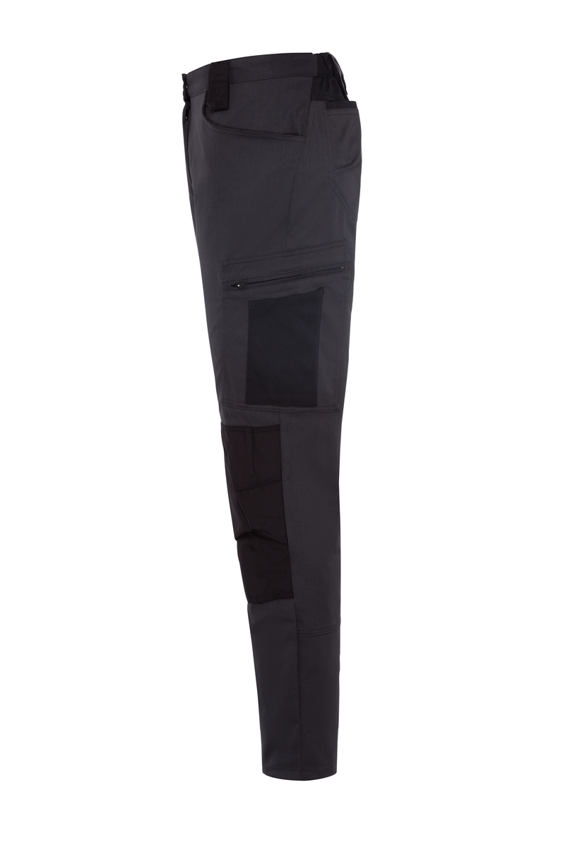 CWS Xtra Stretch: Trousers Ladies Darkgrey/Black w. Kneepad Pockets view 7
