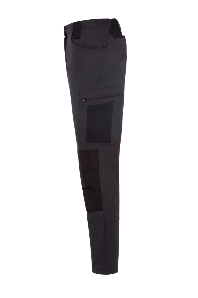 CWS Xtra Stretch: Trousers Ladies Darkgrey/Black w. Kneepad Pockets view 10
