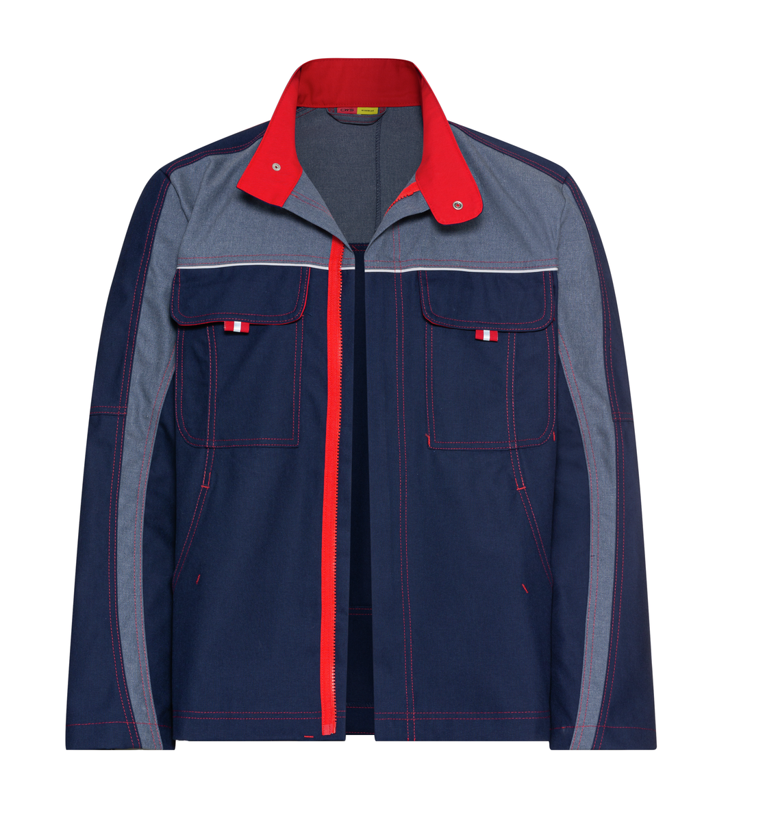 CWS Metaller: Work Jacket Darkblue/Grey view 3