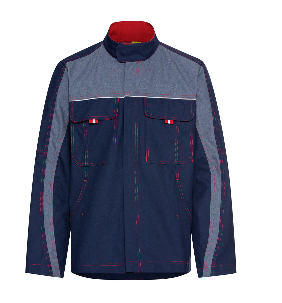CWS Metaller: Work Jacket Darkblue/Grey view 2