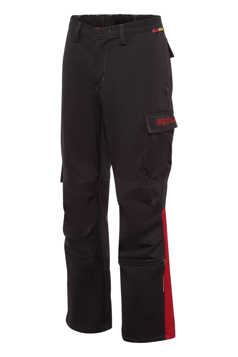 Dark Grey / Red