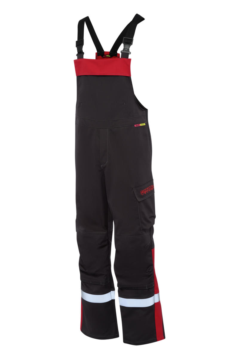 Dark Grey / Red