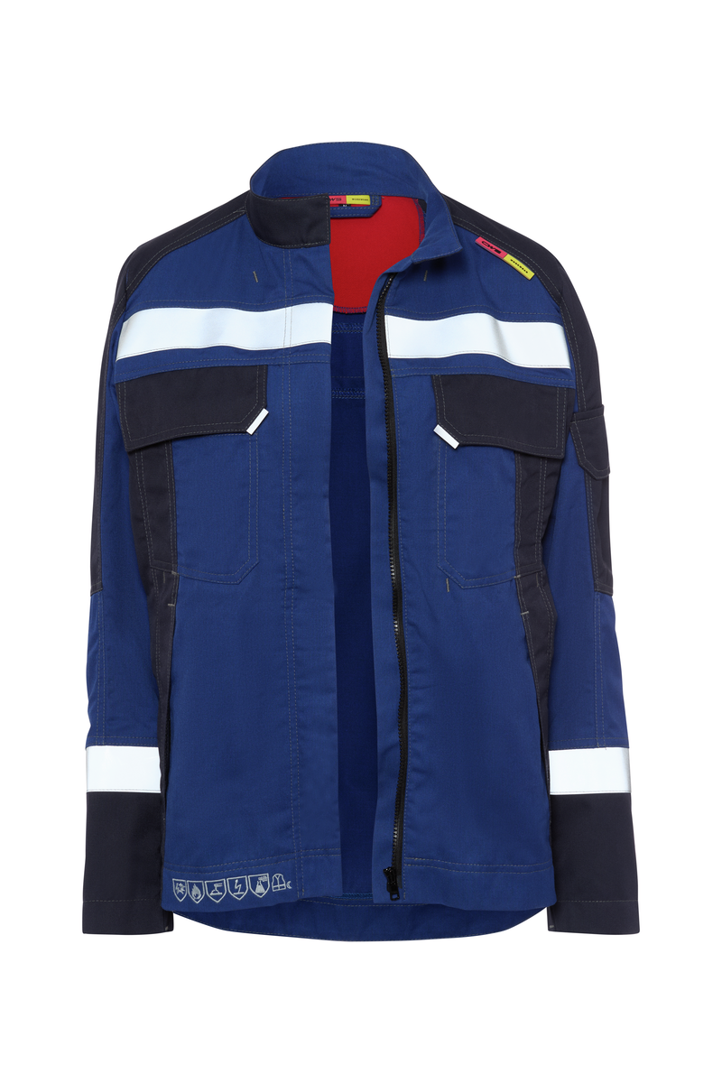 CWS Multinorm Premium: Work Jacket Ladies Blue/Darkblue w. Reflective Stripes view 9