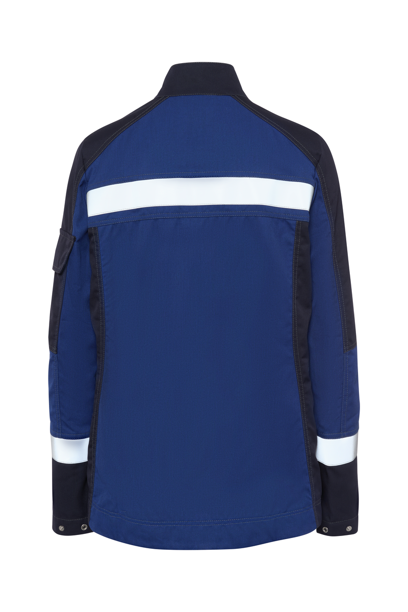 CWS Multinorm Premium: Work Jacket Ladies Blue/Darkblue w. Reflective Stripes view 10