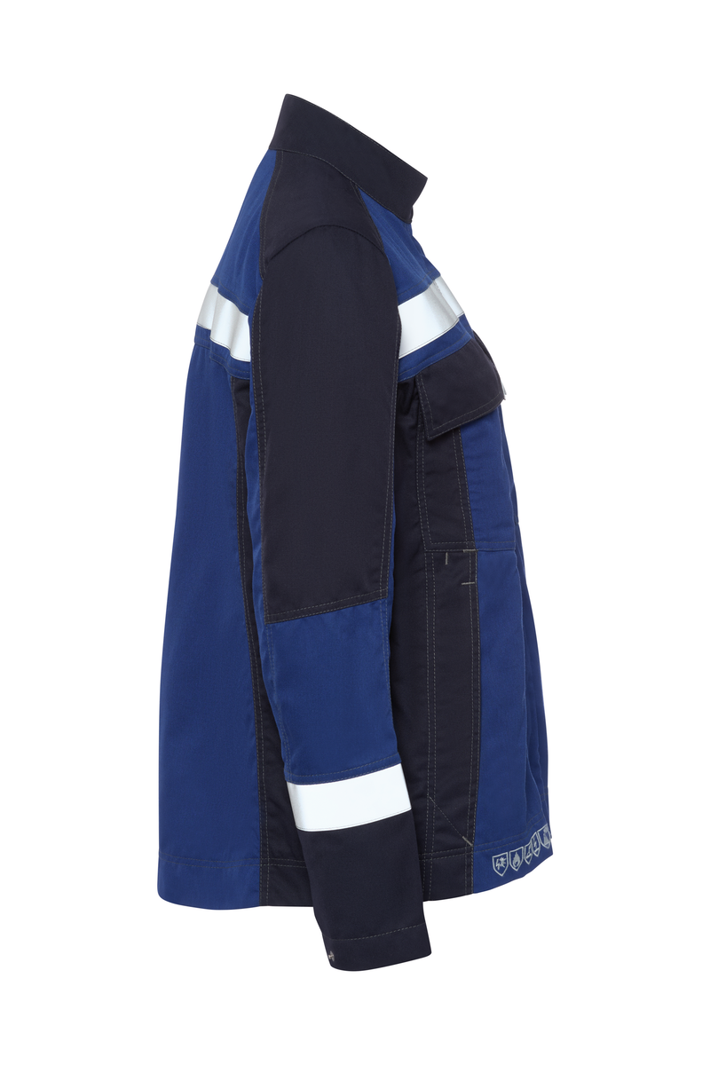 CWS Multinorm Premium: Work Jacket Ladies Blue/Darkblue w. Reflective Stripes view 12