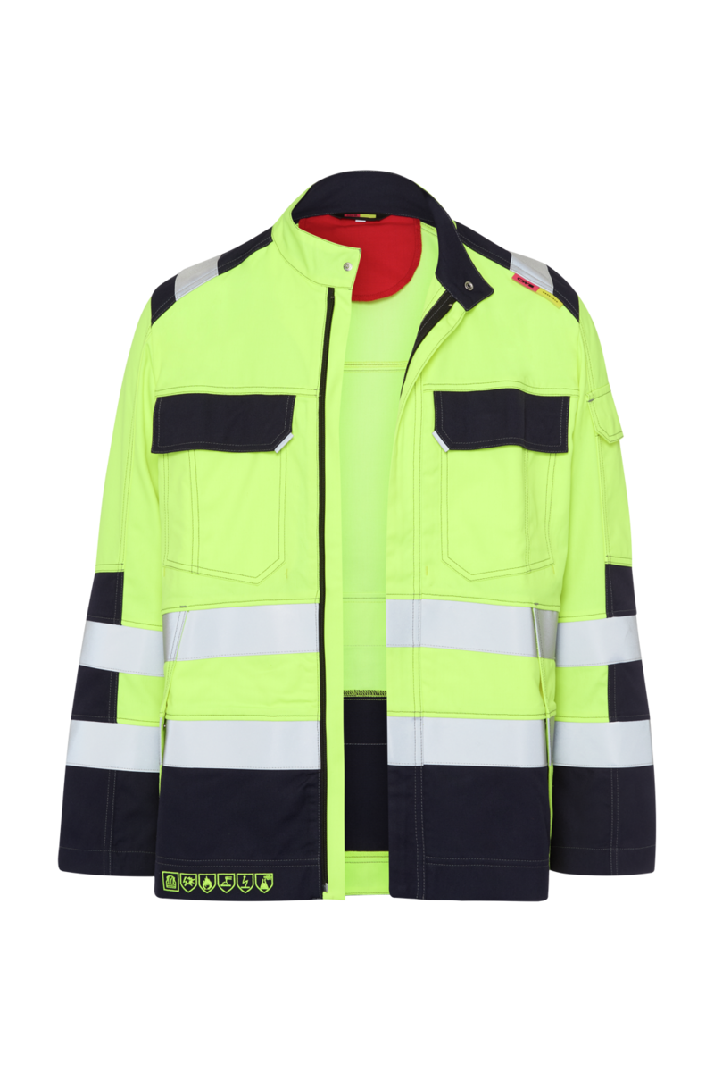 CWS Multinorm Premium HV: Jachetă de lucru High Vis Galben/Albastru închis view 10
