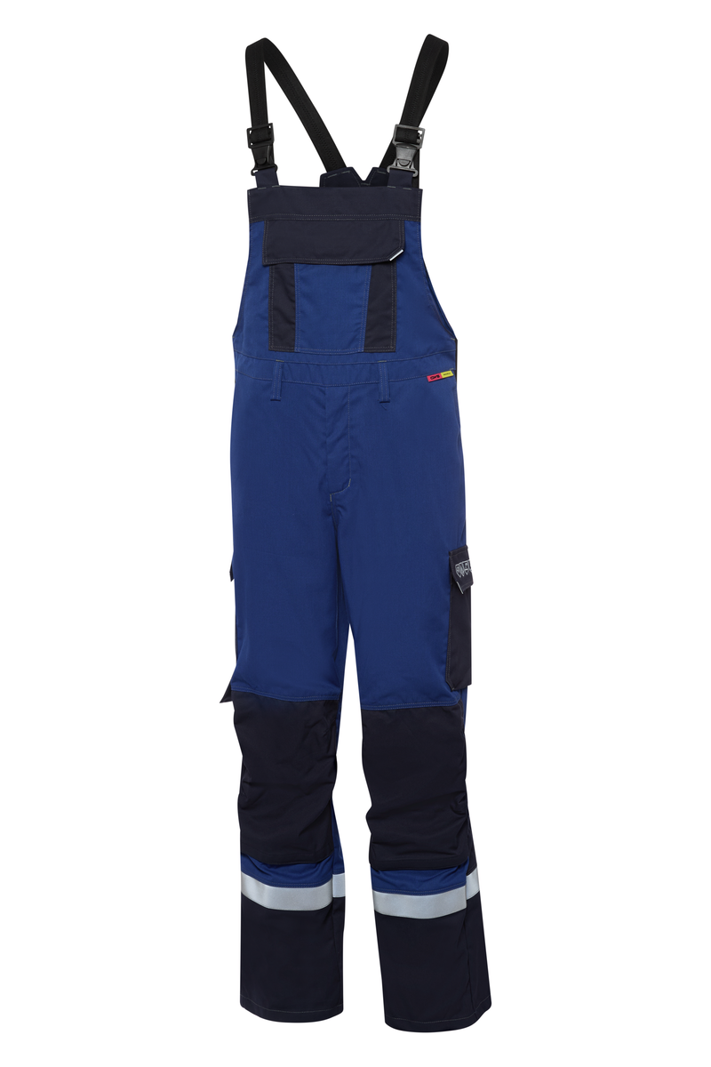 CWS Multinorm Premium: Dungarees Blue/Darkblue w. Reflective Stripes view 7