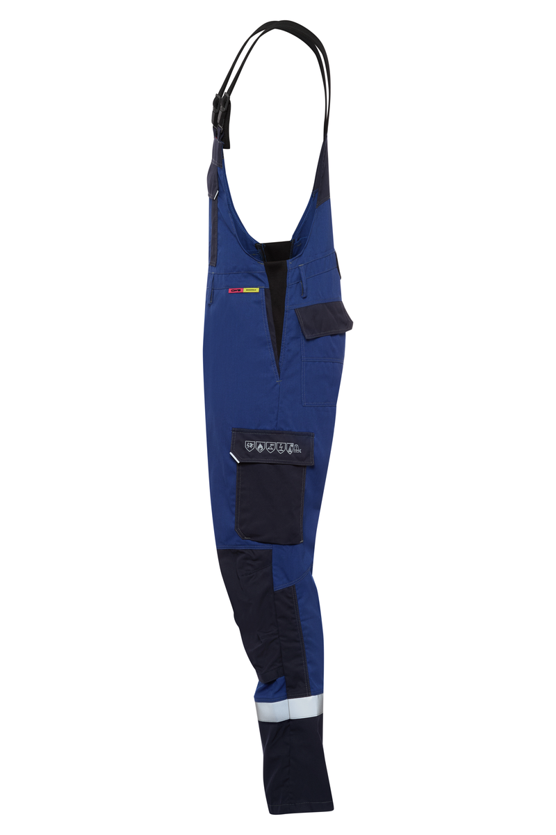 CWS Multinorm Premium: Dungarees Blue/Darkblue w. Reflective Stripes view 11