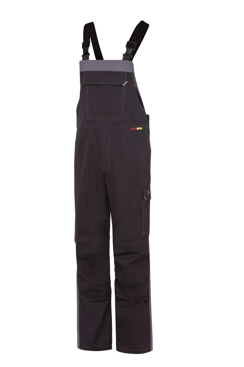 CWS Multinorm Standard: Dungarees Darkgrey/Grey w. Kneepad Pockets view 3