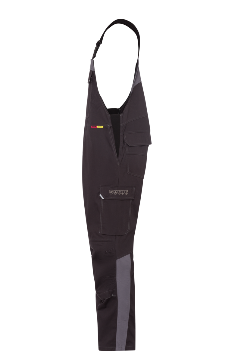 CWS Multinorm Standard: Dungarees Darkgrey/Grey w. Kneepad Pockets view 10