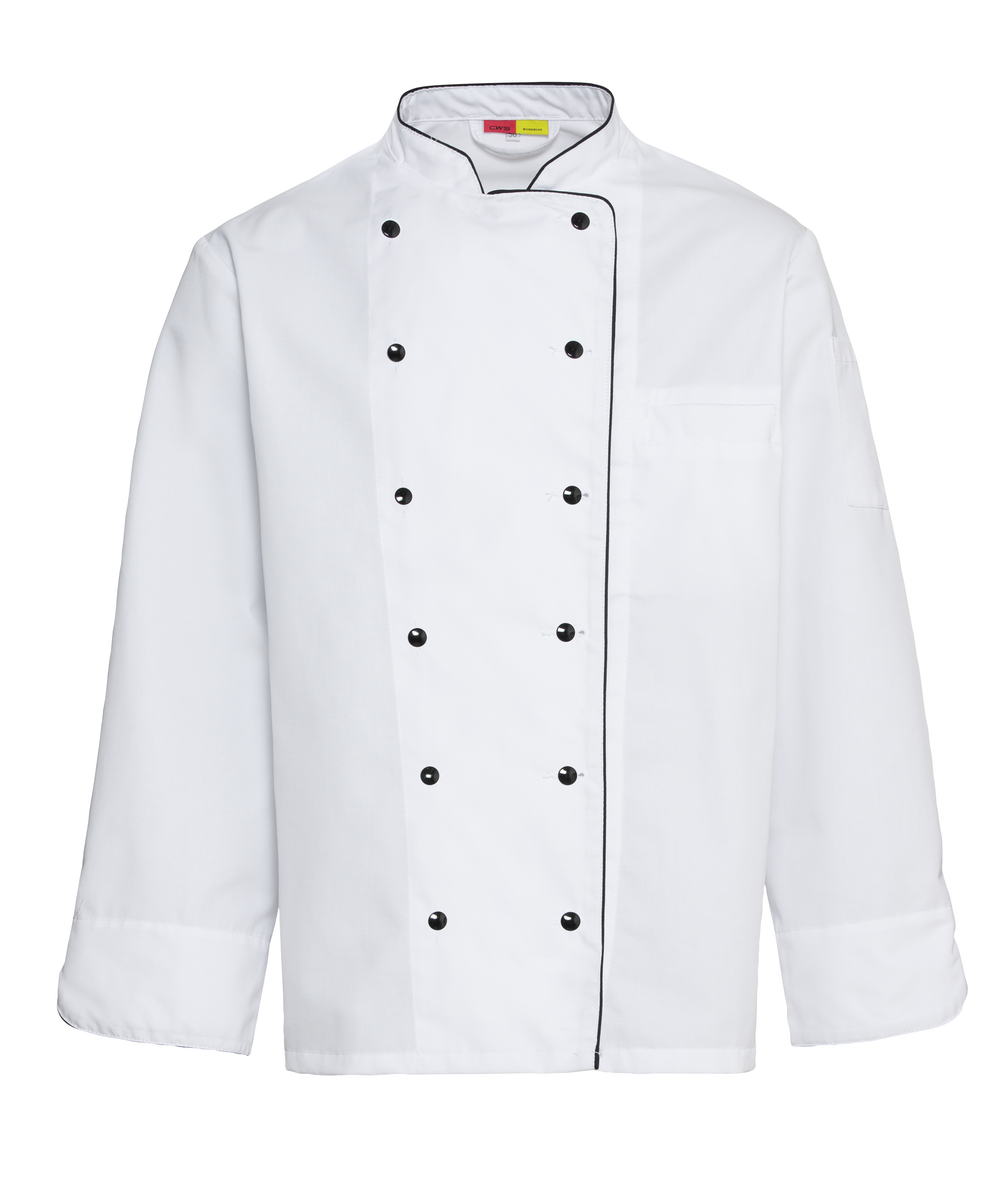 CWS Paris Line: Chef Jacket White/Black view 2