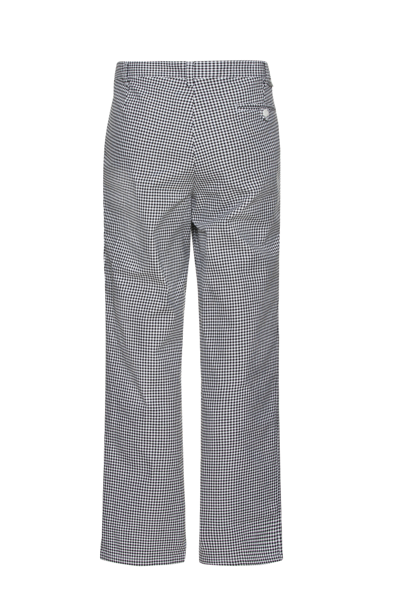CWS Paris Line: Chef Trousers Black/White 100%CO view 3