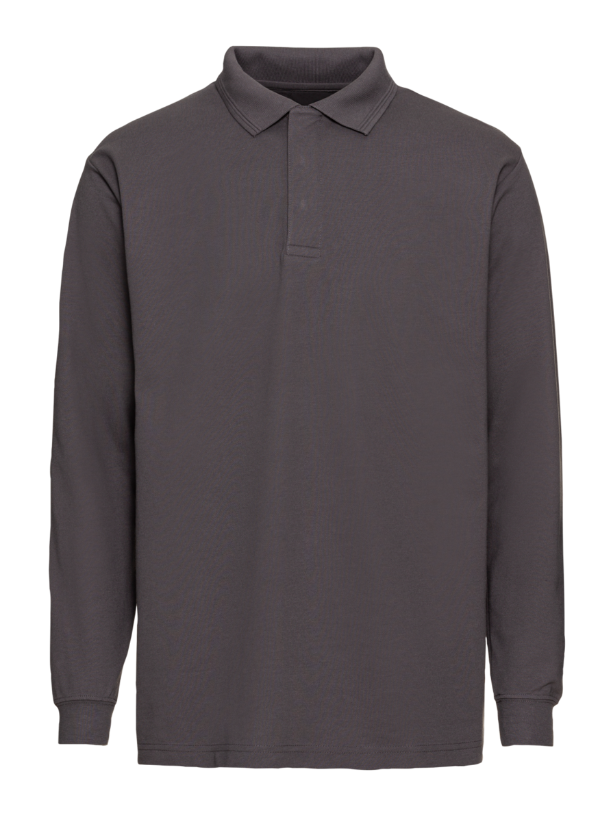 CWS PROwear: Poloshirt Grey Long Sleeves view 3