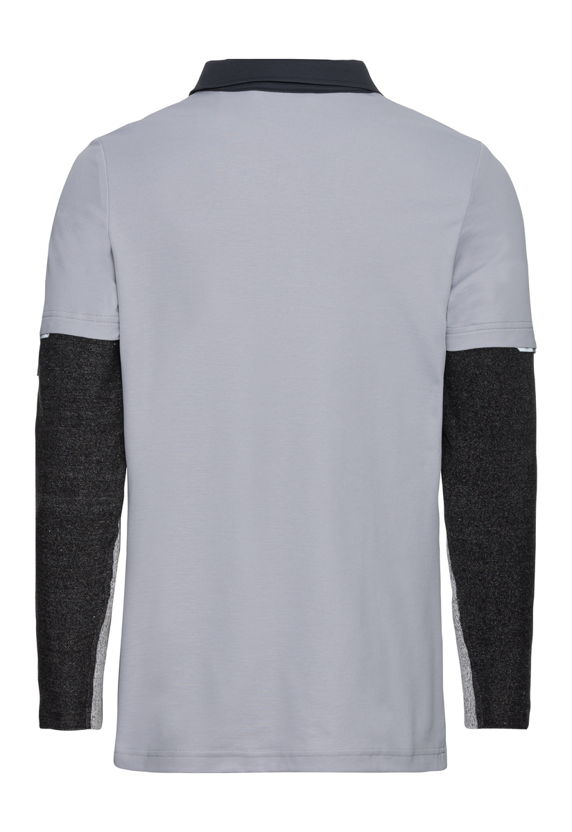 CWS Cut Protection: Poloshirt Grey Long Sleeves view 2