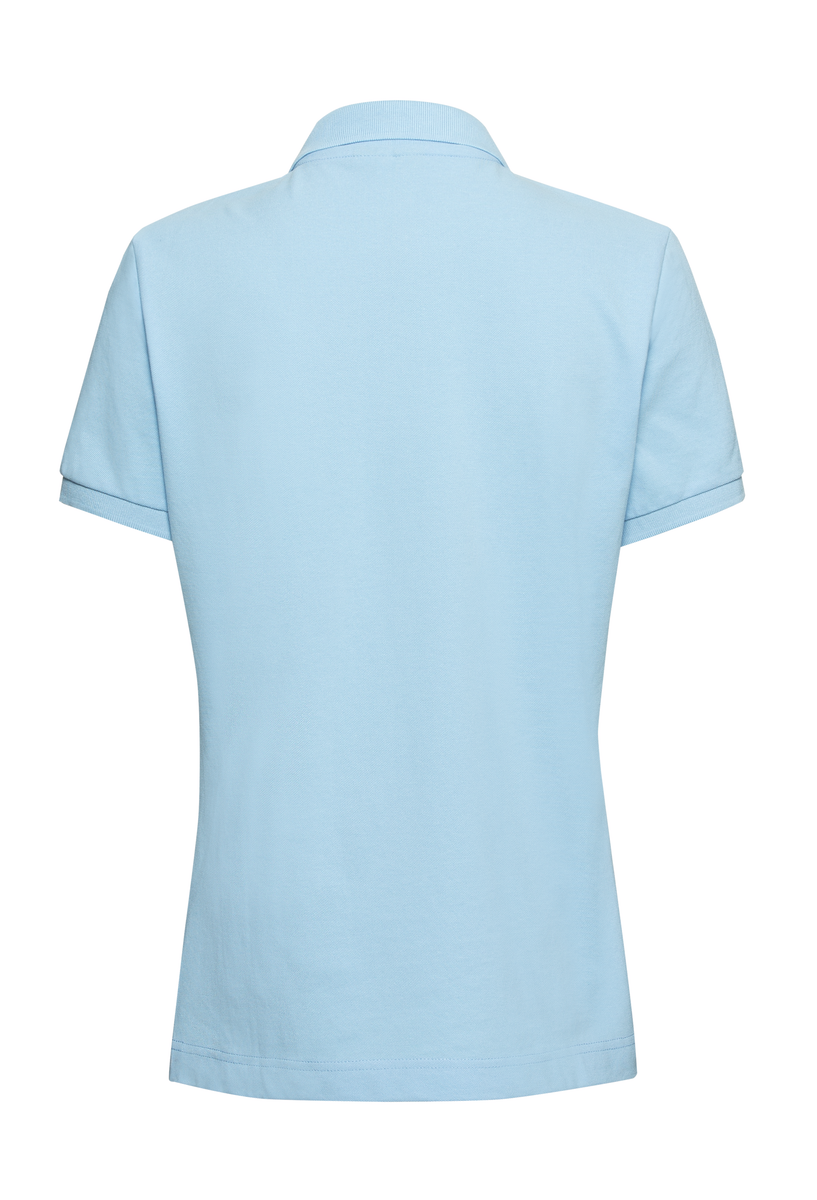 CWS Cotton Comfort: Poloshirt Ladies Lightblue Short Sleeves view 2
