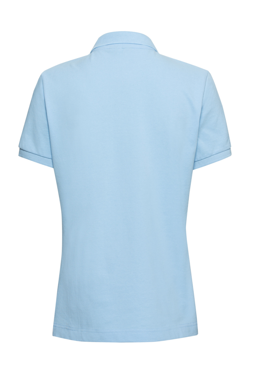 CWS Cotton Comfort: Poloshirt Ladies Lightblue Short Sleeves view 4