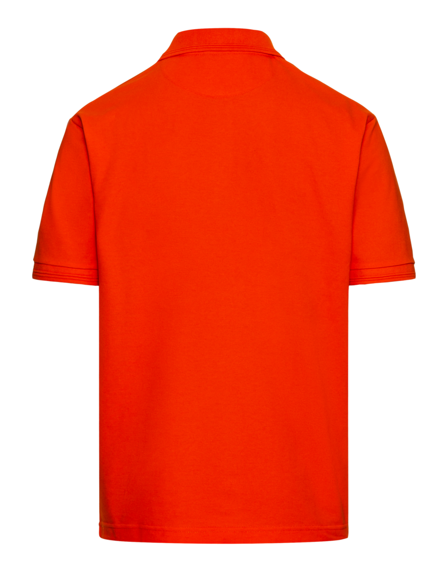 CWS PROwear: Poloshirt Orange w. Pocket Short Sleeves view 4