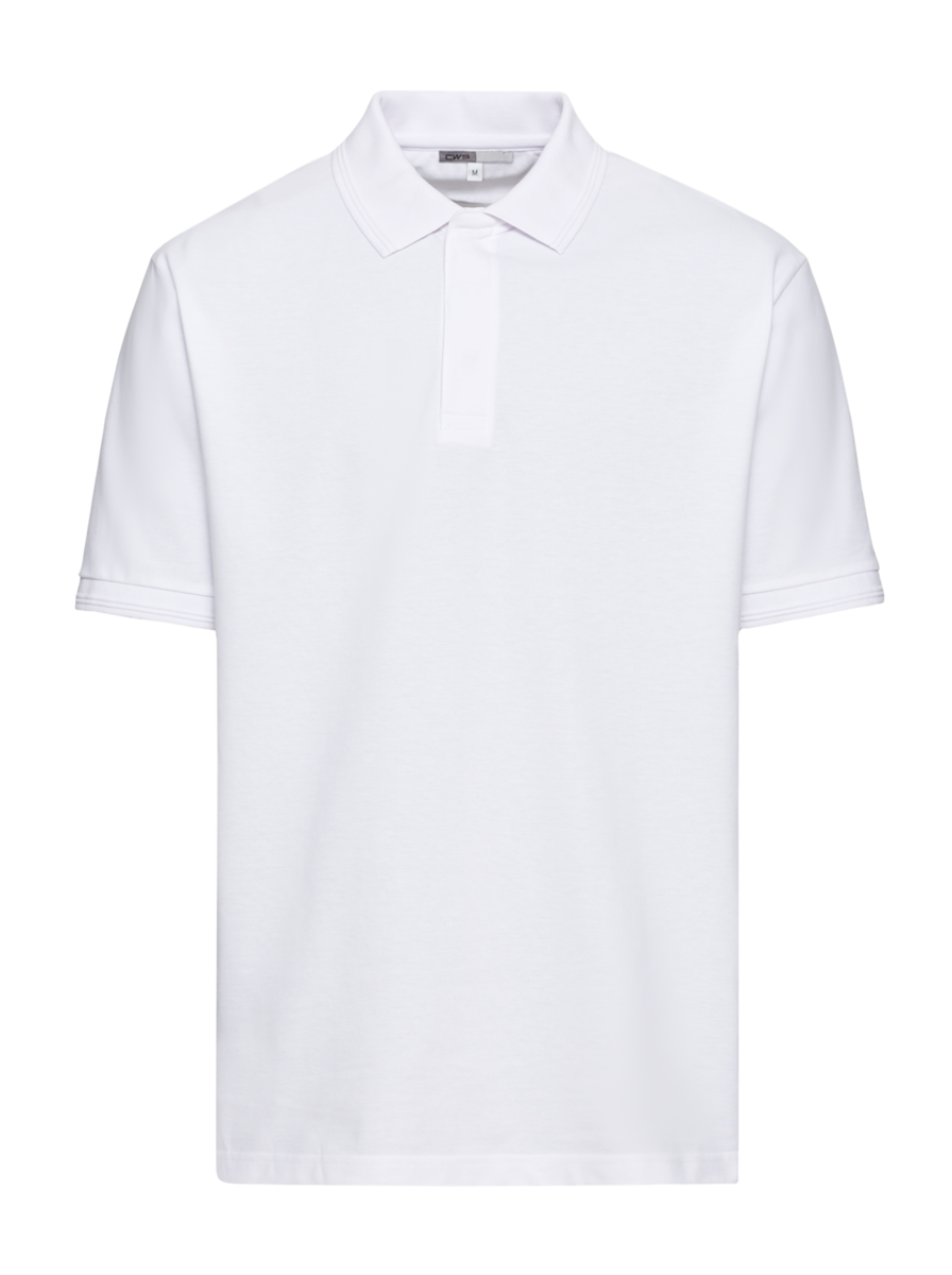 CWS PROwear: Poloshirt White Short Sleeves view 3