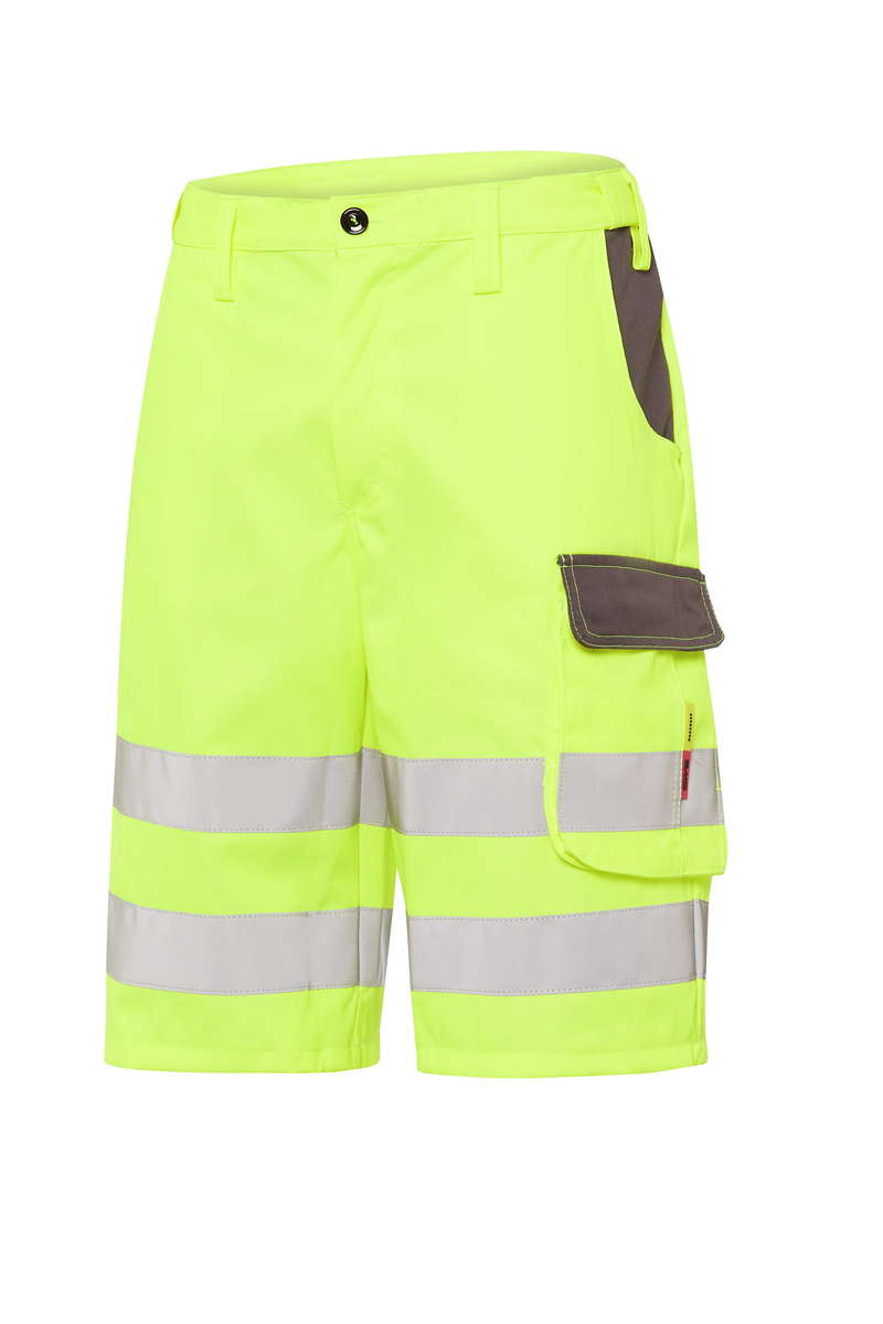 CWS Pro Line HighVis: Bermuda High Vis Yellow/Darkgrey view 2