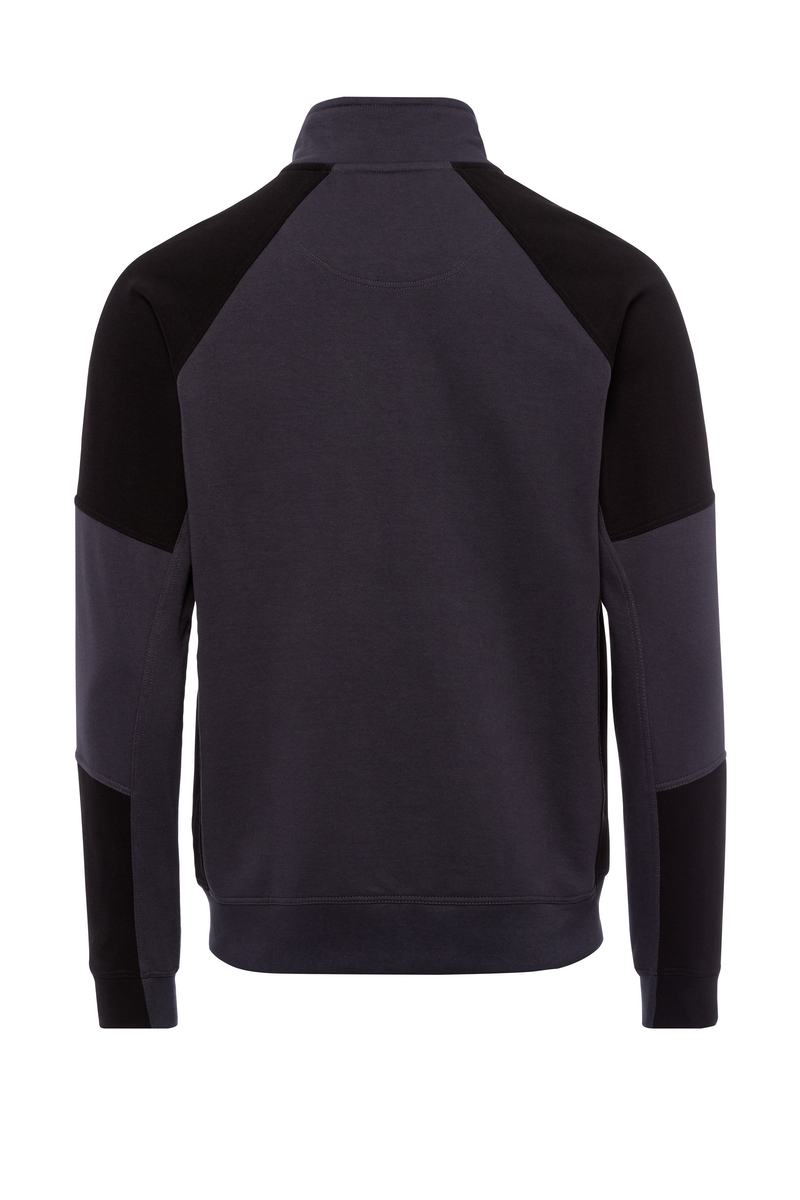 CWS PRObasics: Sweatshirt Darkgrey/Black w. 1/4 Zip view 2