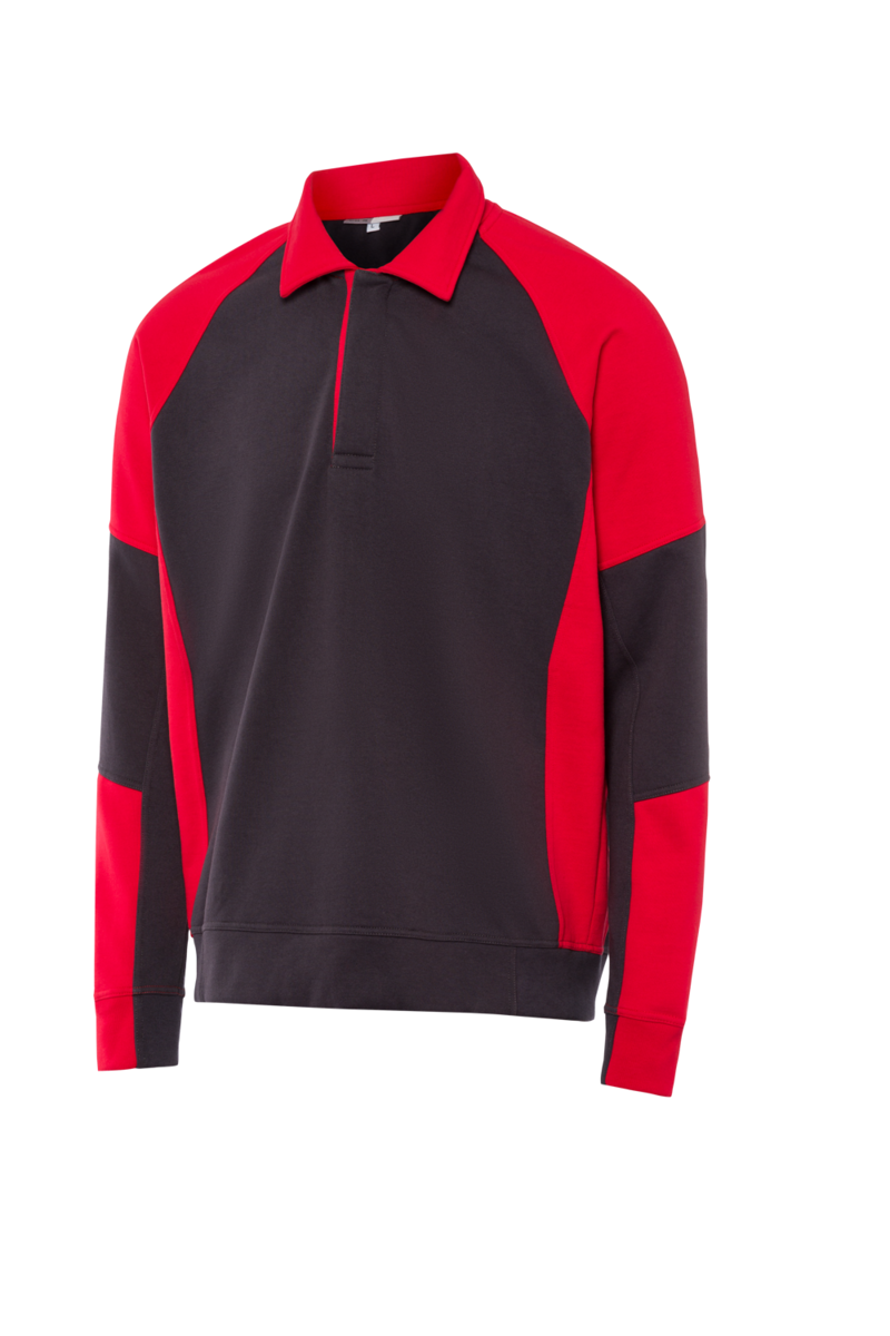 CWS PRObasics: Sweatshirt Darkgrey/Red view 2