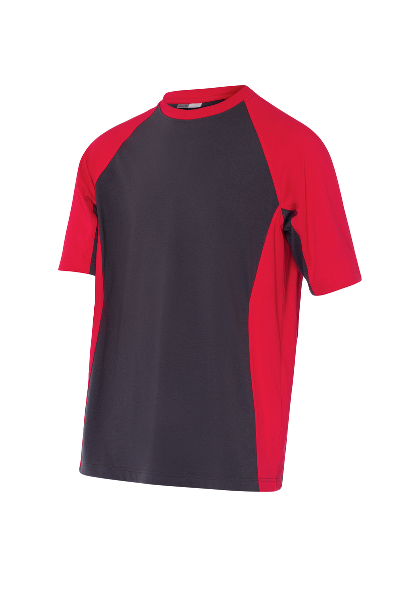 CWS PRObasics: T-Shirt Darkgrey/Red Short Sleeves view 8