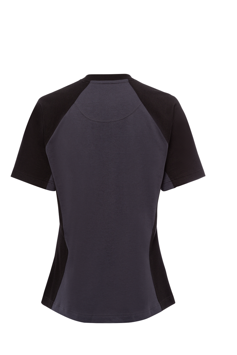 CWS PRObasics: T-Shirt Ladies Darkgrey/Black Short Sleeves view 2