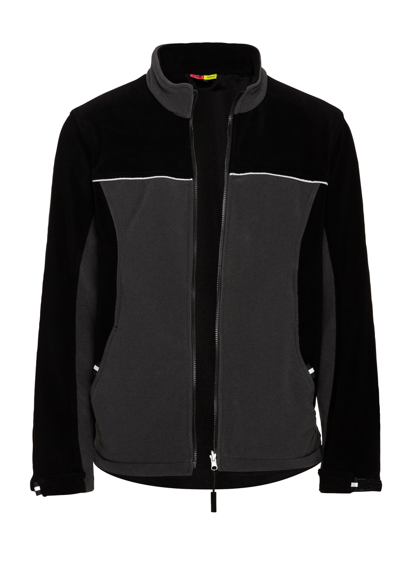 CWS Profi Line Outdoor: Fleece Jacket Darkgrey/Black view 13