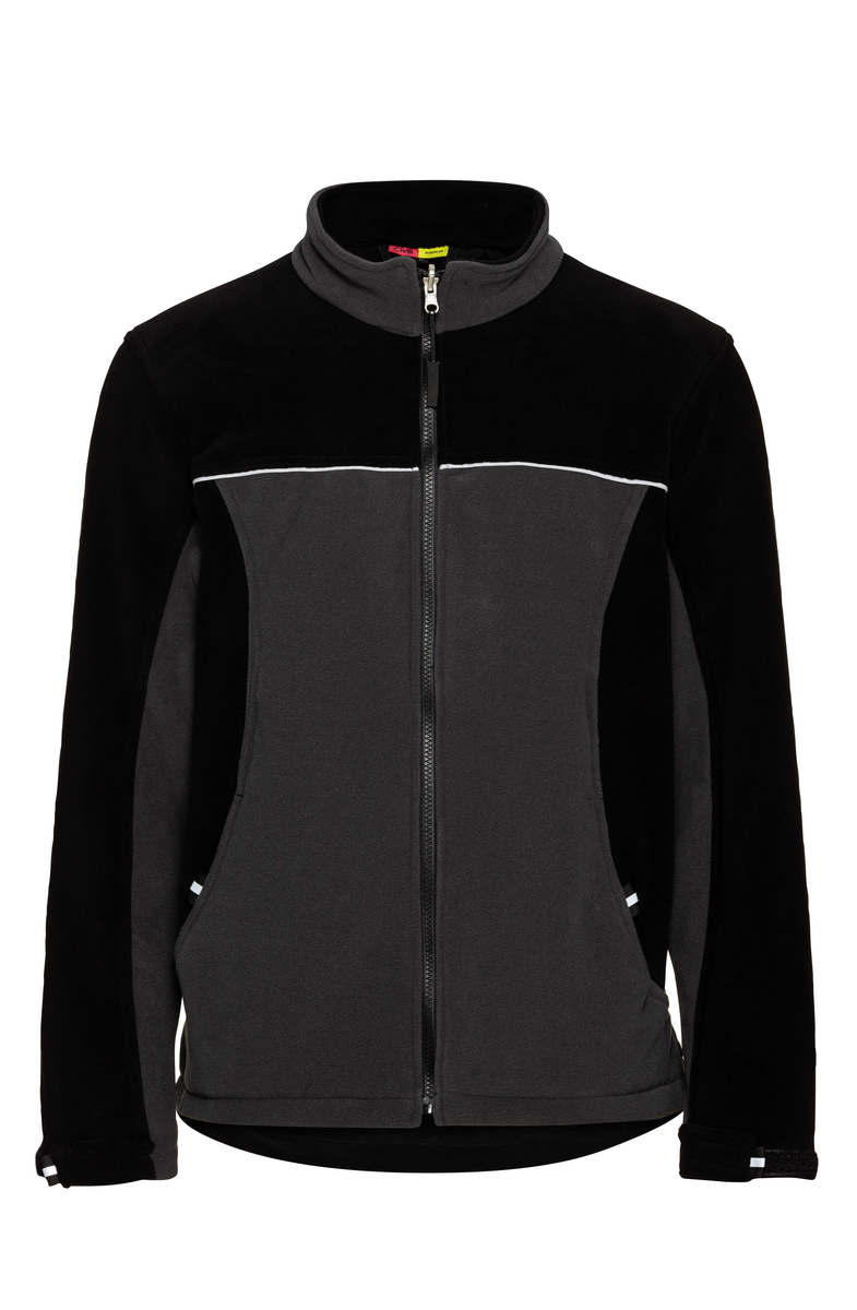 CWS Profi Line Outdoor: Fleece Jacket Darkgrey/Black view 12