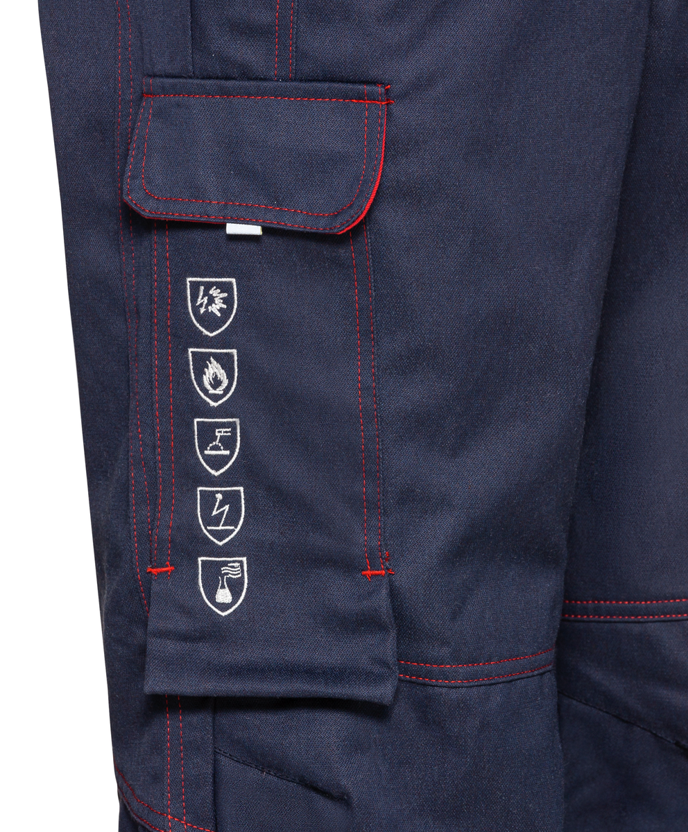 CWS proFlex4 Advanced: Dungarees Darkblue/Grey view 4