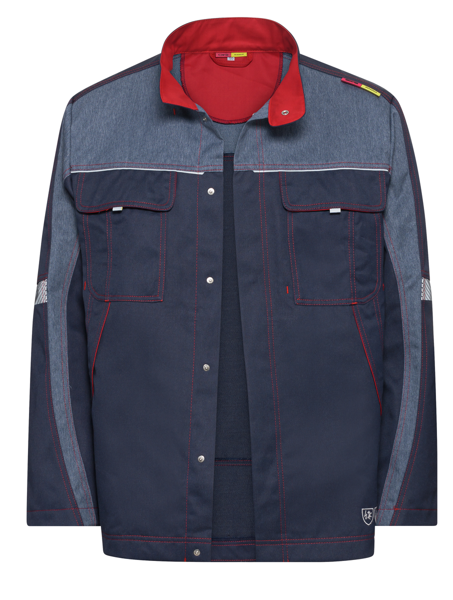 CWS proFlex4 Advanced: Work Jacket Darkblue/Grey view 4