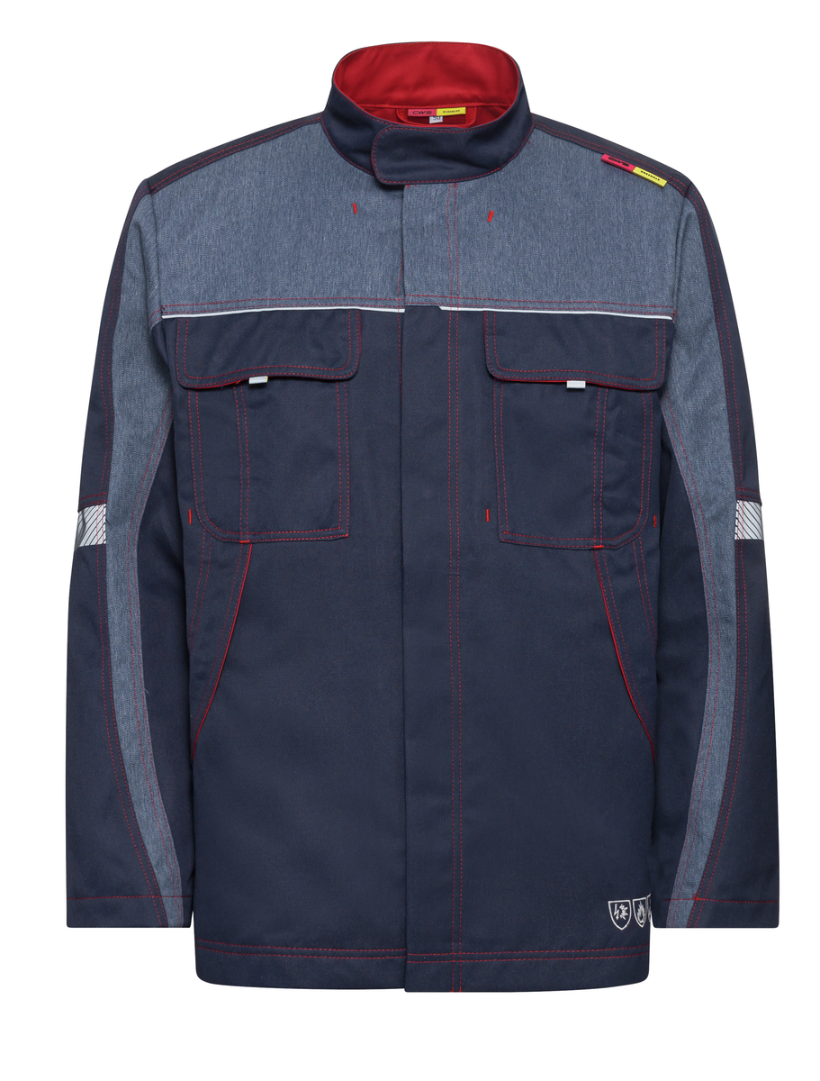 CWS proFlex4 Advanced: Work Jacket Darkblue/Grey view 3