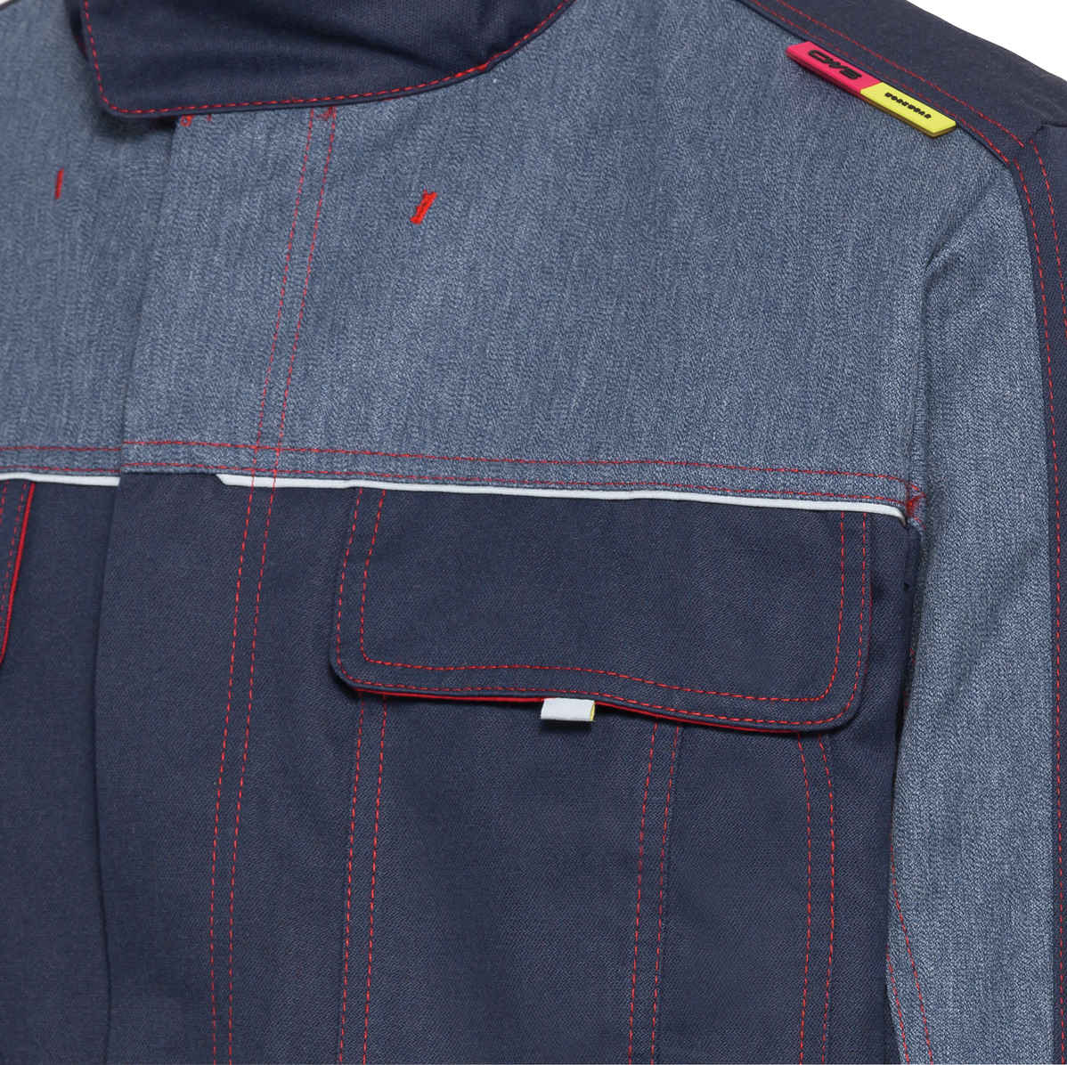 CWS proFlex4 Advanced: Work Jacket Darkblue/Grey view 7