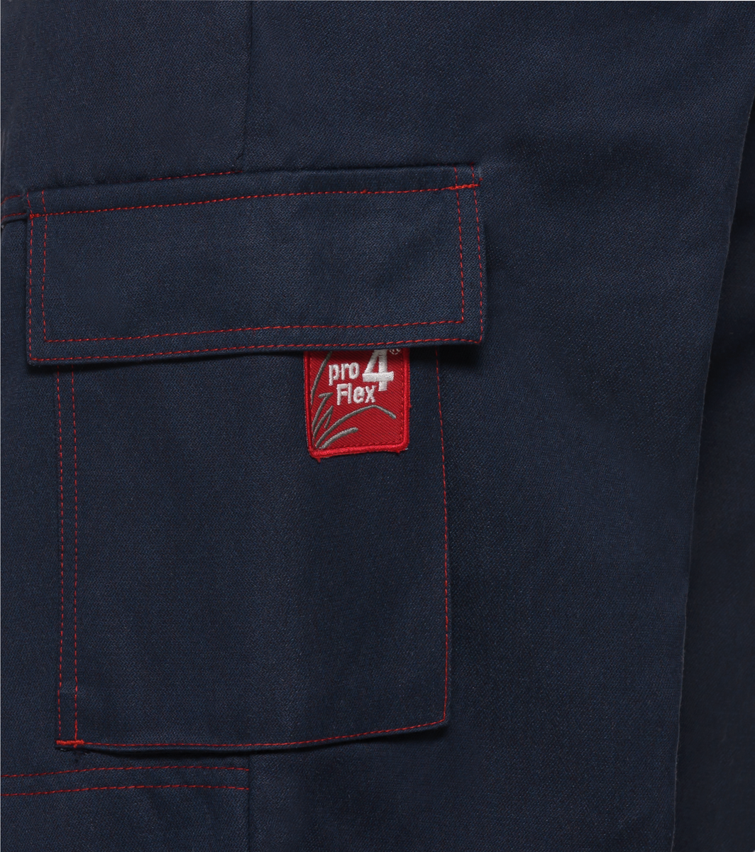 CWS proFlex4 Essence: Dungarees temno modra/siva view 5