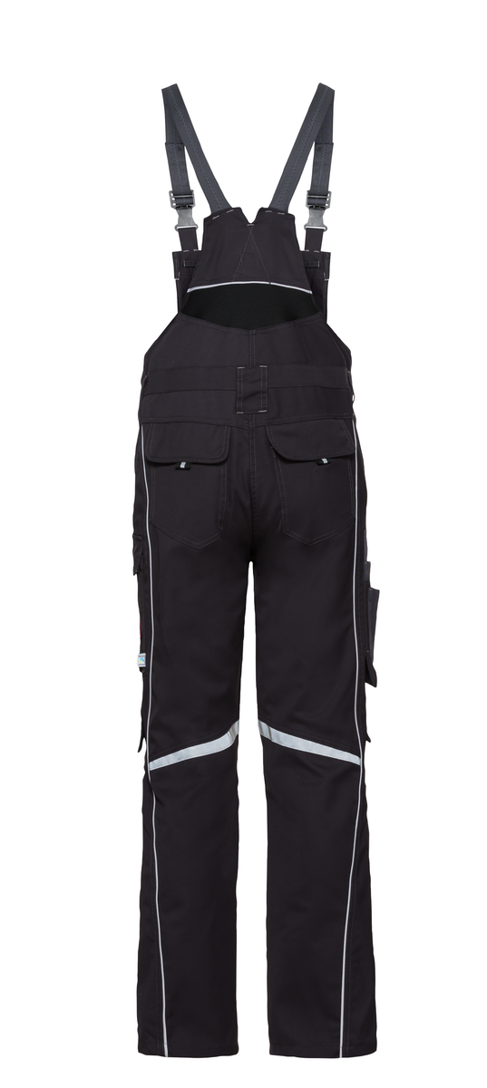 CWS Pro Line: Dungarees Darkgrey z žepi za kolena view 2