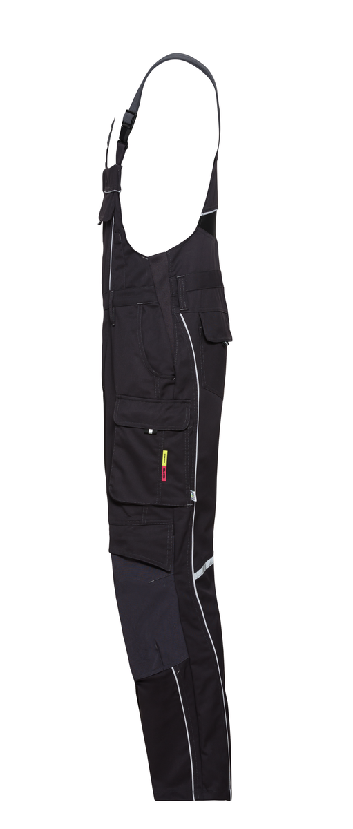 CWS Pro Line: Dungarees Darkgrey z žepi za kolena view 3