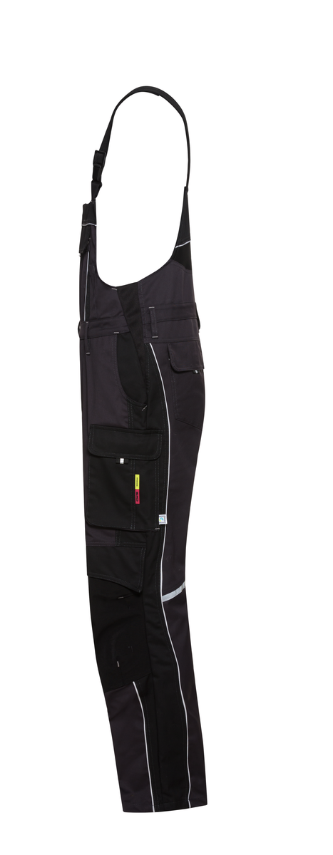 CWS Pro Line: Dungarees Darkgrey/Black w. Kneepad Pockets view 3