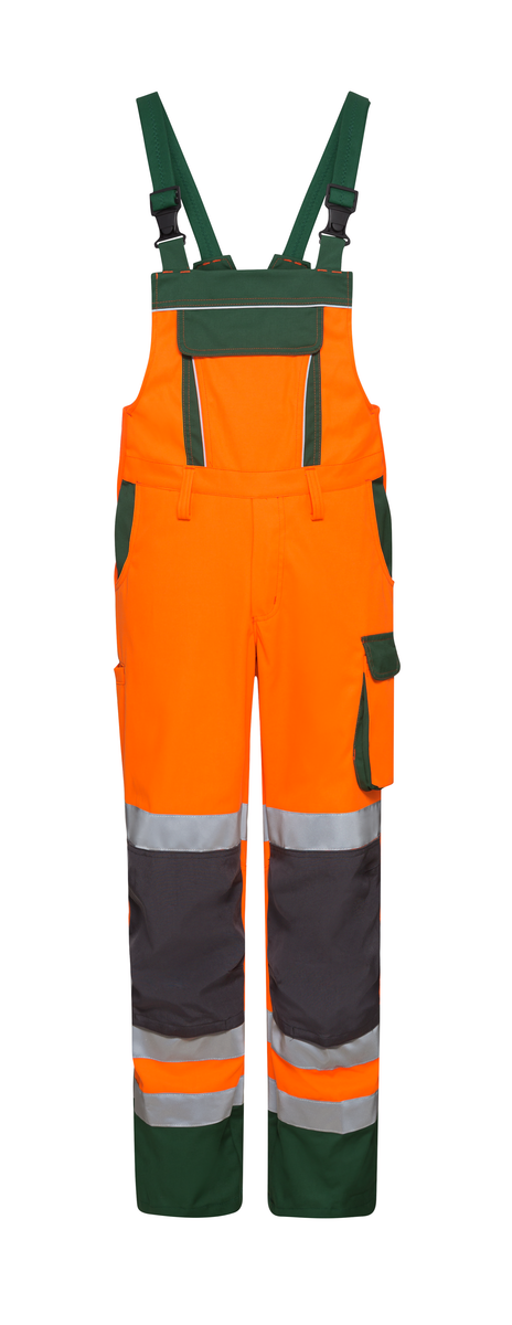 High Vis Orange / Dark Green
