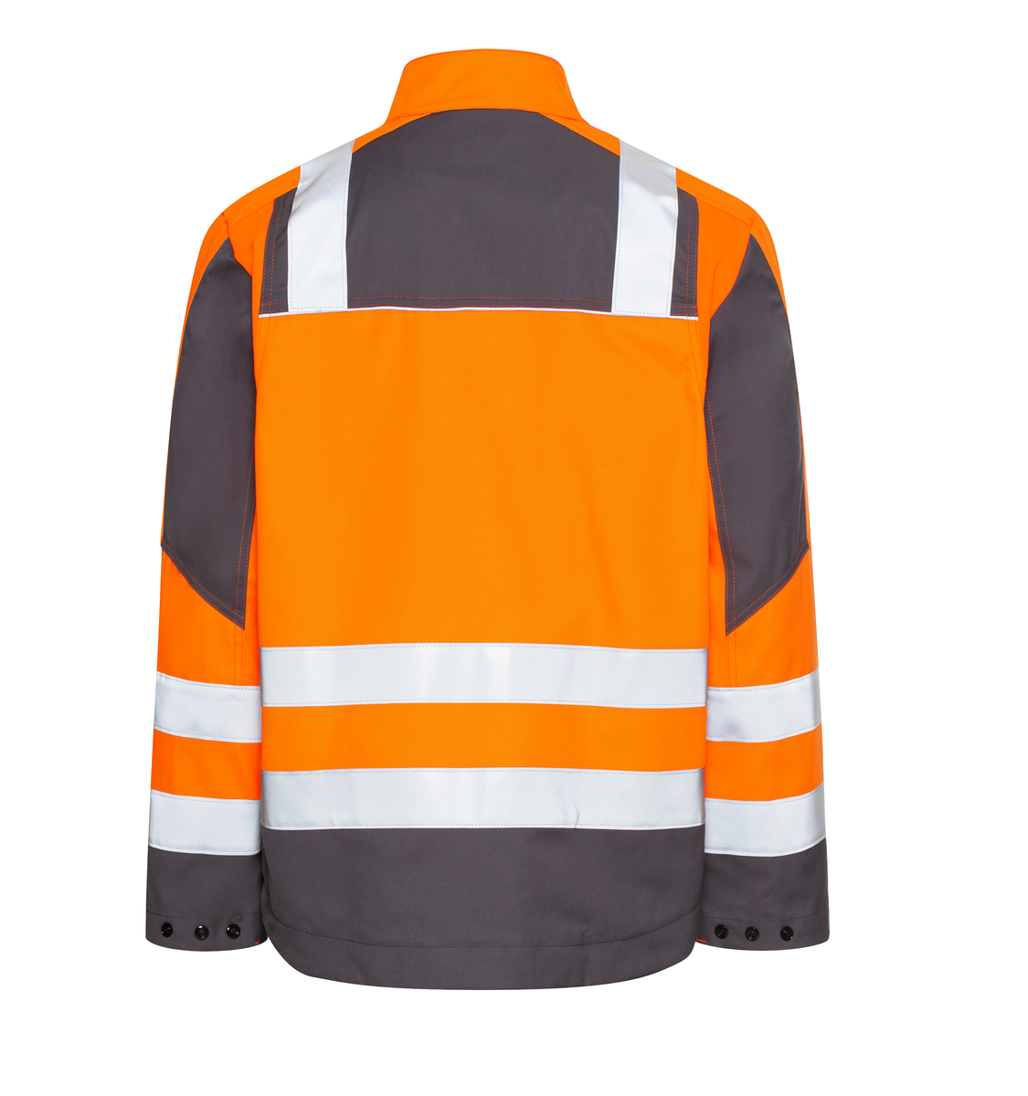 CWS Pro Line HighVis: Work Jacket High Vis Orange/Darkgrey view 4