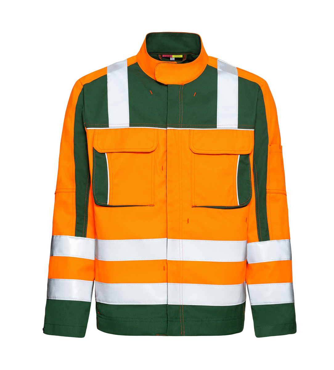 High Vis Orange / Dark Green